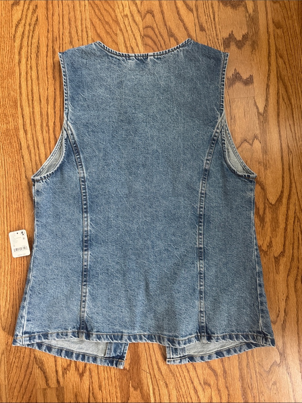 WE THE FREE denim button vest NWT - Picture 5 of 5